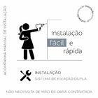 Papeleira Porta Papel Prata Polido Troia