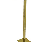 Papeleira Quadrada De Chão Gold Inox 304