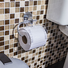 Papeleira Simples Parafuso com Tampa Stylo Prata