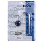 Papeleira Simples Parafuso sem Tampa Flex Prata