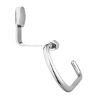 Papeleira Simples Parafuso sem Tampa Malta Prata