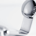 Papeleira Simples Parafuso sem Tampa Malta Prata