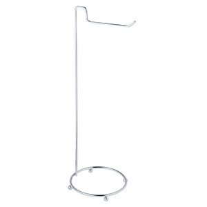 Foto de Porta Papel Higiênico de Chão Aço Prata Premium