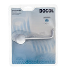 Papeleira Simples Parafuso sem Tampa Single Prata