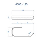 Papeleira Soft Gold Fani