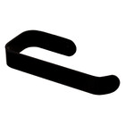 Papeleira Soft Preto Brilhante Fani