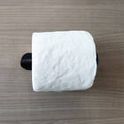 Papeleira Suporte Porta Papel Higiênico Aço Inox Preto Banhei