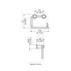 Papeleira - Titânio