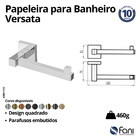 Papeleira Versata Rose Gold Fani