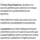 Papeleira Verso Cromado - Roca