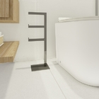 Papeleira Vertical Dupla Piso 2 Rolos Porta Papel Higiênico 5