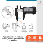 Paquímetro Digital Display Lcd Starfer 6 Polegadas