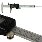 Paquímetro Digital Eletrônico Inox Com Estojo Bateria Titanium