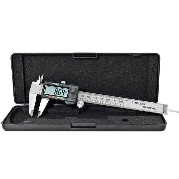 Paquímetro Digital Em Aço Inox 150 Mm 6" Com Estojo 684132