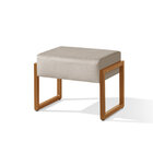 Par 2 Puff Perfeito Sala Estar Recepção Ferro Tecido Veludo A