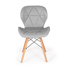 Par 2x Cadeira De Jantar Charles Eames Eiffel Slim Estofada C