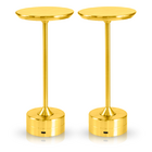 Par 2x Luminária De Mesa Candeeiro Led Sem Fio Recarregável G