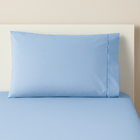 Par / 02 Fronhas 400 Fios 100% Algodão - Azul