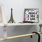 Par Alças 3cm Couro Sint. + Prat. + Cab. Horizontal 1d Couro: