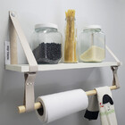 Par Alças 3cm Couro Sint. + Prat. + Cab. Horizontal 1d Couro: