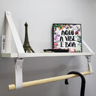 Par Alças 3cm Couro Sint. + Prat. + Cab. Horizontal 1d Couro: