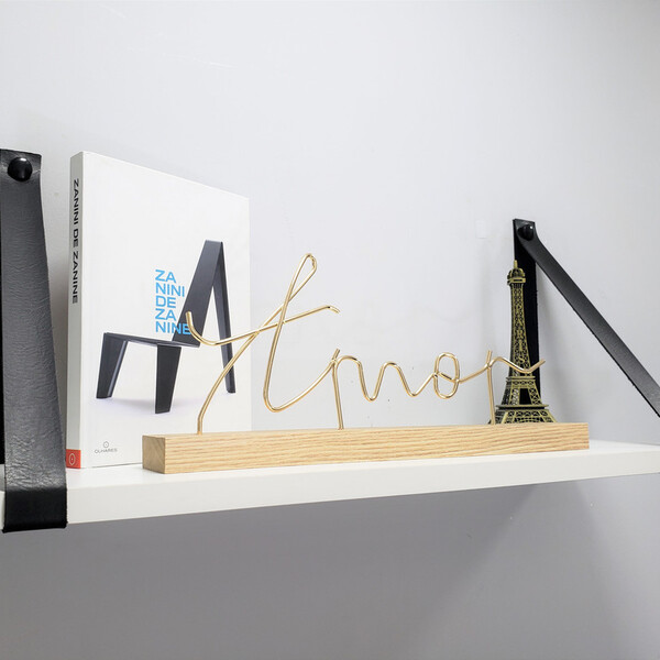 Par Alças 3cm Couro Sint. Para Prateleira + Tampas 1c Couro:p