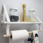 Par Alças 3cm Couro Sint +prat +cab Horizontal +t Metal 1a Ta