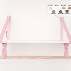 Par Alças 3cm Couro Sint Rosa +prat +cab Horizontal Tampa:cro