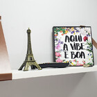 Par Alças 4cm Couro Sint. + Prateleira 60x18 + Tampas 1c Cour