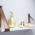 Par Alças 4cm Couro Sint. + Prateleira 60x18 + Tampas 1c Cour