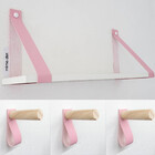 Par Alças 4cm Couro Sint. + Prateleira + 3 Cabideiros 1d Cour