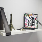 Par Alças 4cm Couro Sint.  Para Prateleira + Tampas 1f Couro: