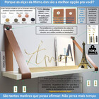 Par Alças 4cm Couro Sint. Para Prateleira + T. Metal 1b Tampa