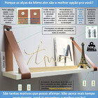 Par Alças 4cm Couro Sint. Para Prateleira + Tampas 1c Couro:r