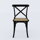 Par Cadeira Katrina Preta Assento Corano Bege Aço New Green