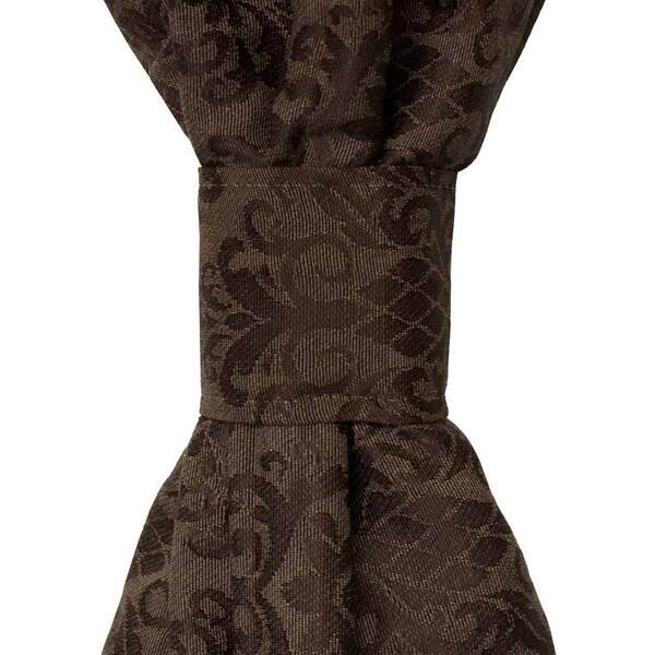 Par De  Abraçadeiras De Cortina Jacquard Atena 02 Peças - Tab