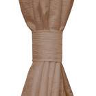 Par De Abraçadeiras De Cortina Cetim Amassadinho - Avelã