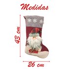 Par De Botas Meia Decoração Enfeite Natal Boneco Neve Papai N