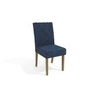 Par De Cadeiras Cad133 Kappesberg Freijo/ Azul Marinho