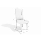 Par De Cadeiras Cad142 Freijo/ Bege