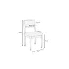 Par De Cadeiras Montadas Kappesberg Em Madeira Maciça Alice L