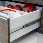 Par De Corrediça Para Gaveta 55cm Reforçada Para 45kg