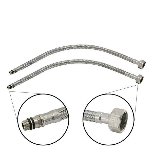 Par De Engate Flexível Para Torneira Moncomando 40 Cm 1136