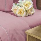 Par De Fronhas King 50x90cm Percal Rosê