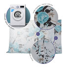 Par De Fronhas Percal 150 Fios Algodão 70x50cm Sem Aba Azul T