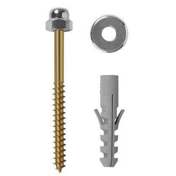 Par De Parafuso Dacunha Para Sanitário Latão Com Bucha 08