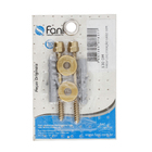 Par de Parafusos para Vaso Sanitário e Bidê Bucha 10 Gold Fani