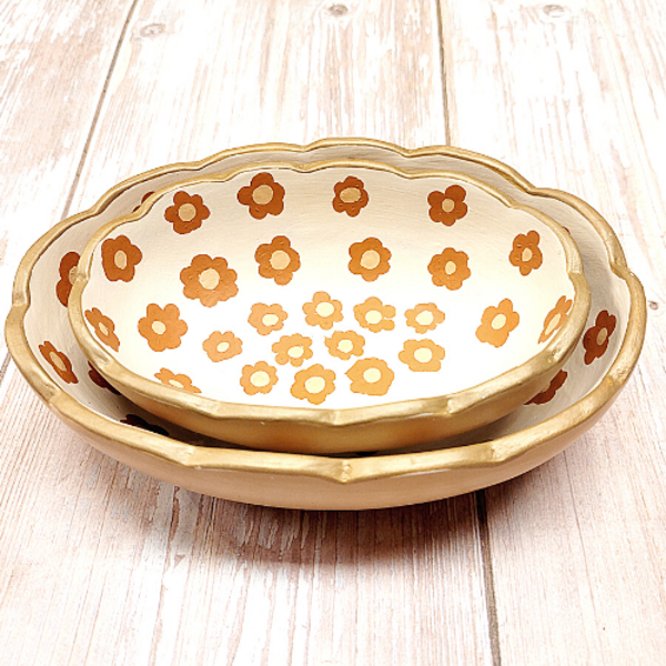 Par de Pratos Cerâmica Vale do Jequitinhonha (Tereza C.)