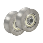 Par De Roldanas Para Portão 90 Mm Tubo - Fp