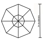 Par De Suporte De Madeira P/ Instalação De Brise Interno